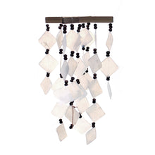 Load image into Gallery viewer, Capiz Diamond Wind Chime, 6.5in x 14in