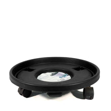 Load image into Gallery viewer, Planter Caddy, Plastic, Rolling, Neutral Colors