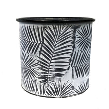 Load image into Gallery viewer, Planter, Metal, Embossed Leaf w/ Metal Stand, LRG