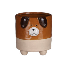 Load image into Gallery viewer, Pot, 4in, Ceramic, Footed Farm Animal, 3 Assorted