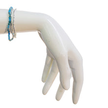 Load image into Gallery viewer, Delicate Stone Wrap Bracelet, Apatite