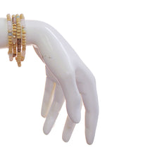 Load image into Gallery viewer, Wood/Stone/Metal Wrap Bracelet, Rose Quartz/Silver