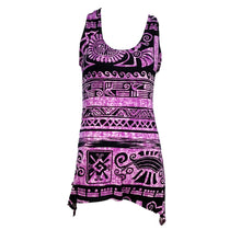 Load image into Gallery viewer, Karla Aztec Patterned A-Line Tank Top, Purple