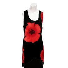 Load image into Gallery viewer, Kira Floral Asymmetrical Hem Tank Top, Red
