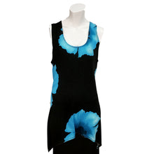 Load image into Gallery viewer, Kira Floral Asymmetrical Hem Tank Top, Turquoise