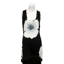 Load image into Gallery viewer, Kira Floral Asymmetrical Hem Tank Top, Grey