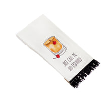 Load image into Gallery viewer, Cocktails Sentiment Cotton Tea Towel