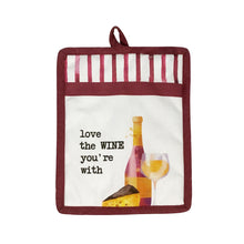 Load image into Gallery viewer, Wine Time Cotton Pot Holder, 2 Styles