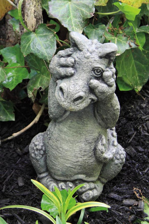 Lil Dragon - Peek-A-Boo Statue, 10.5in
