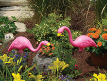 Load image into Gallery viewer, Bloem Pink Flamingos Garden Stakes, 2 pack
