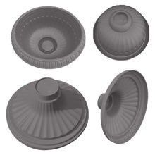 Load image into Gallery viewer, Planter, 12in, Grecian Urn, Charcoal