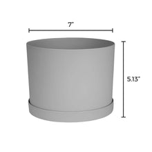 Load image into Gallery viewer, Planter, 6in, Mathers with Saucer, Cement