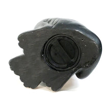 Load image into Gallery viewer, Black Cat Shorty Statue with Light-Up Eyes, 16in