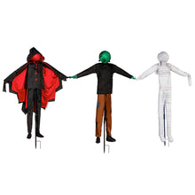 Load image into Gallery viewer, Lighted Halloween Monster Stakes, Set of 3