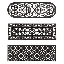 Load image into Gallery viewer, Ornate Rubber Stair Tread Mat, 3 Styles