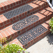 Load image into Gallery viewer, Ornate Rubber Stair Tread Mat, 3 Styles