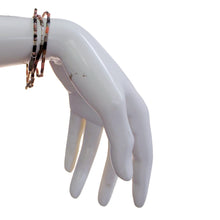 Load image into Gallery viewer, Teardrop Stone Wrap Bracelet, Rhodonite & Pyrite