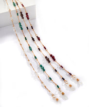 Load image into Gallery viewer, Beaded Crystal Eyeglass Chain, 4 Styles