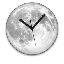 Load image into Gallery viewer, Glow in the Dark Moon Wall Clock