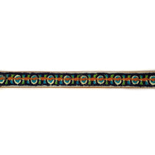 Load image into Gallery viewer, Cotton & Leather Embroidered Dog Collar, X-Small