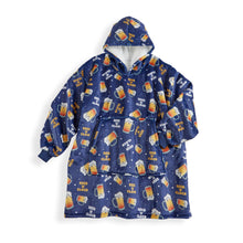 Load image into Gallery viewer, Hooded Blanket, One Size, Beer O'Clock