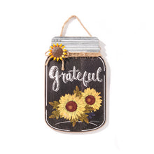Load image into Gallery viewer, Wood Mason Jar Sign Wall Decor, 3 Styles