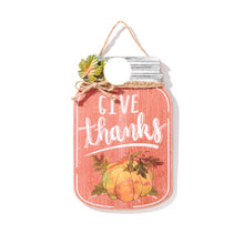 Load image into Gallery viewer, Wood Mason Jar Sign Wall Decor, 3 Styles