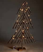 Load image into Gallery viewer, LED Fir Wood Glitter Christmas Tree, 31.5in