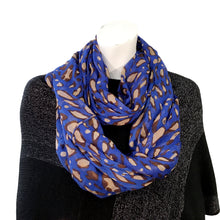 Load image into Gallery viewer, Ladies Fashion Infinity Scarf, Leopard Print