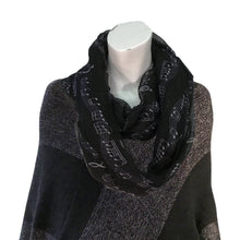 Load image into Gallery viewer, Ladies Fashion Infinity Scarf, Musical Note Print
