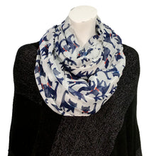 Load image into Gallery viewer, Ladies Fashion Infinity Scarf, Cat Print
