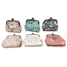 Load image into Gallery viewer, Floral Coin Purse with Metal Clasp, 6 Styles