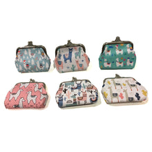 Load image into Gallery viewer, Llama Coin Purse with Metal Clasp, 6 Styles