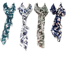 Load image into Gallery viewer, Ladies Fashion Long Scarf, Cat Print
