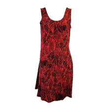 Load image into Gallery viewer, Susan Flower Print Sleeveless Swing Dress, Red