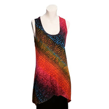 Load image into Gallery viewer, Kira Animal Print Asymmetrical Hem Tank Top, Multi