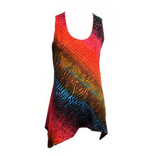 Load image into Gallery viewer, Kira Animal Print Asymmetrical Hem Tank Top, Multi