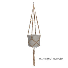 Load image into Gallery viewer, Jute Macrame Plant Hanger with Tail, 42in
