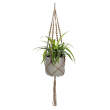 Load image into Gallery viewer, Jute Macrame Plant Hanger with Tail, 42in