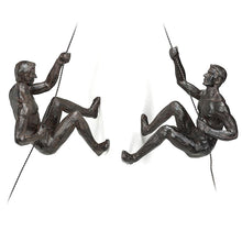 Load image into Gallery viewer, Resin Rock Climber Male Figurine, 8in, 2 Styles