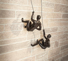 Load image into Gallery viewer, Resin Rock Climber Male Figurine, 8in, 2 Styles