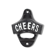 Load image into Gallery viewer, Cheers Cast Iron Wall Bottle Opener