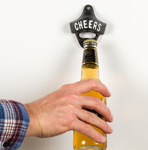 Load image into Gallery viewer, Cheers Cast Iron Wall Bottle Opener