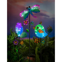 Load image into Gallery viewer, Solar Metal Butterfly Garden Stake, 36in
