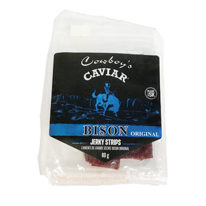 Cowboy's Caviar, Bison Strips, 80g