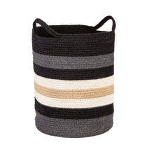 Load image into Gallery viewer, Natural Cotton Woven Basket with Handles, 12in