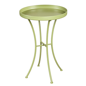 Sage Metal Accent Table