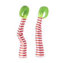 Load image into Gallery viewer, Christmas Elf Leg Stakes, 33.5in, Set of 2