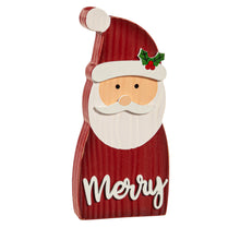 Load image into Gallery viewer, Wood Christmas Character Table Decor, 7in