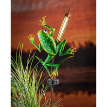 Load image into Gallery viewer, Solar Leaping Frog Garden Stake, 2 Styles
